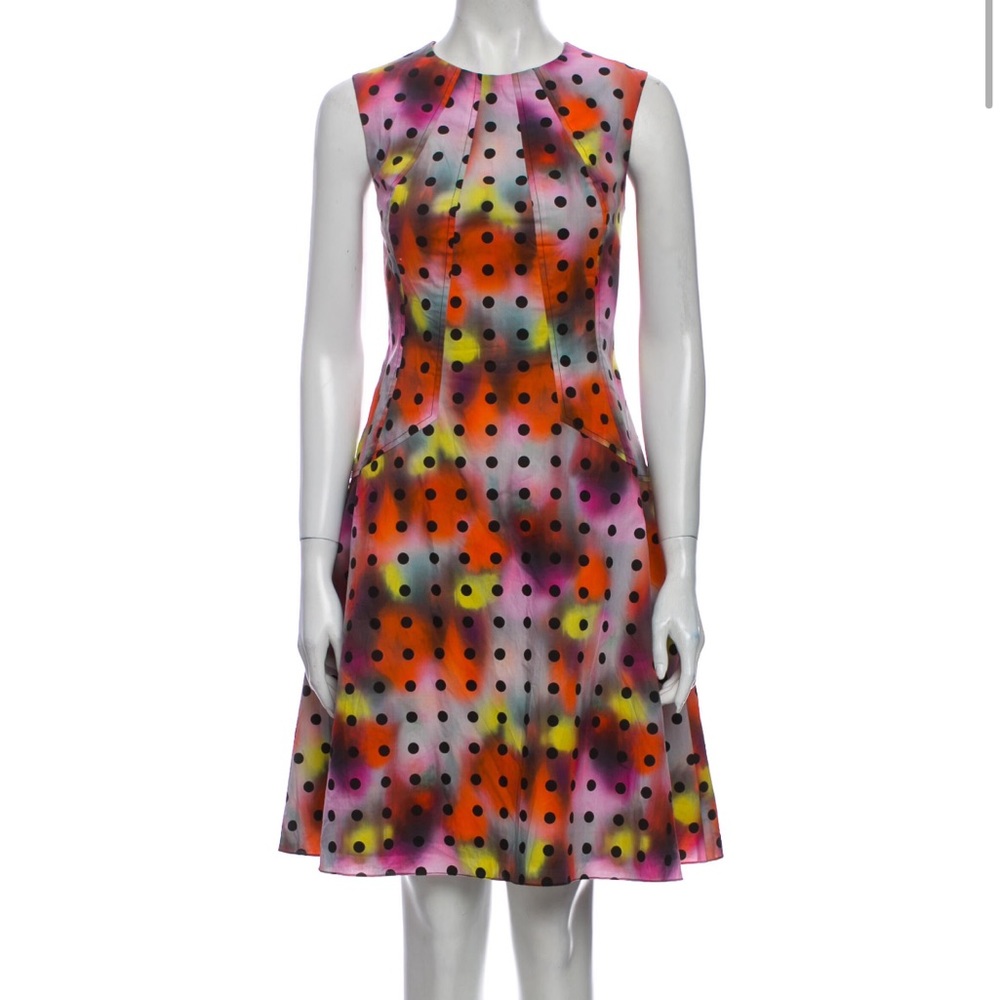 Nwot Lela rose polka dot dress